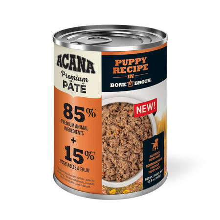 Puppy canned sale dog food